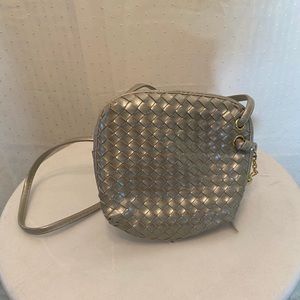 J. G. HOOK Silver weaved cross purse